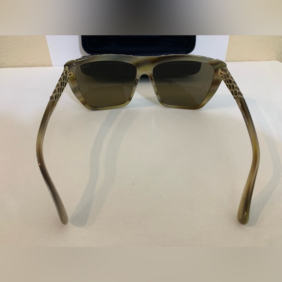 LANVIN SLN 501 Col.092N.Python Sunglasses. Made in Italy - Picture 4 of 6